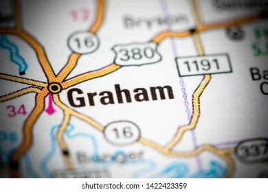 Graham Texas Usa On Map Stock Photo 1422423359 | Shutterstock