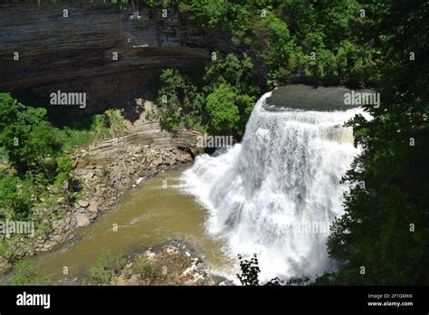 Burgess Falls Waterfall Stock Photo - Alamy