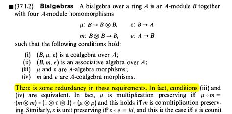 How to proof equivalent condition of algebra morphism and coalgebra ...