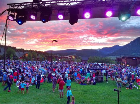 Sunset over the crowd | Freddy Pink - 4th of July at Big Sky… | Flickr