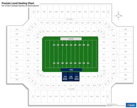 Alamo Bowl Seating Map | Elcho Table