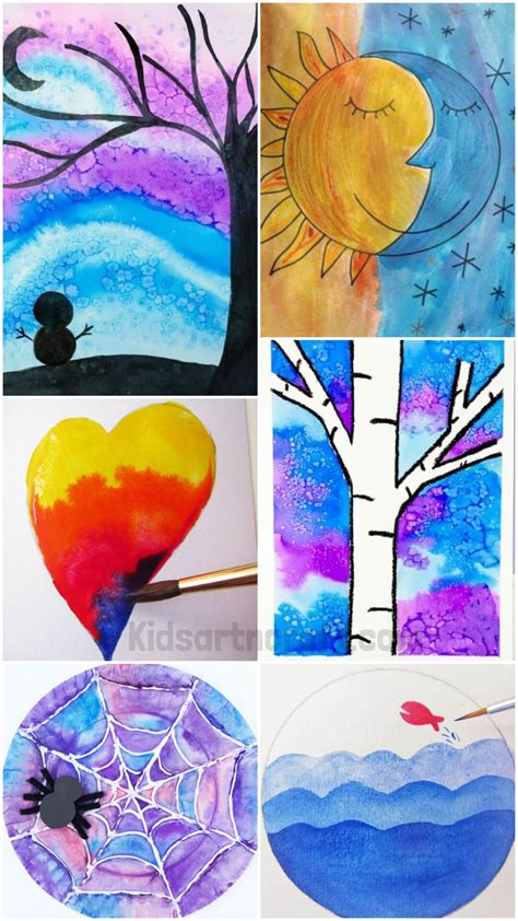 Simple Watercolor Art Projects For School Kids - Kids Art & Craft