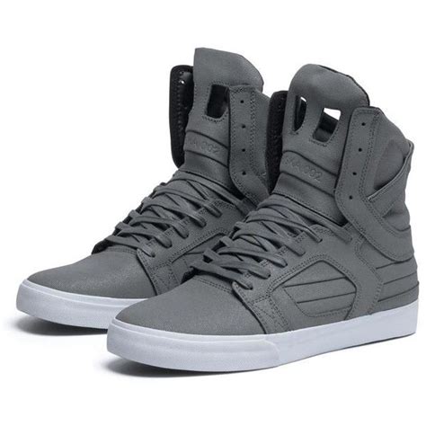 SUPRA SKYTOP II Shoe | GREY WAXED CANVAS TUF | Official SUPRA Footwear ...