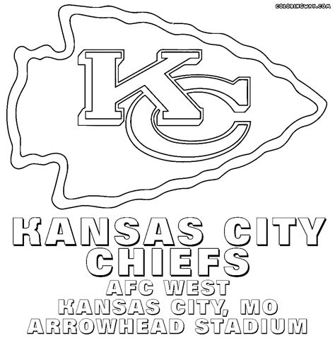 10 Awesome Collection Of Kc Chiefs Coloring Page Coloring Page For Kids | Images and Photos finder