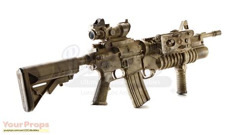 Lone Survivor Danny Dietz (Emile Hirsch) Screen-Matched Stunt Rubber M4A1 Carbine original prop ...