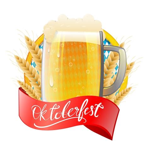 Premium Vector | Octoberfest festival symbols