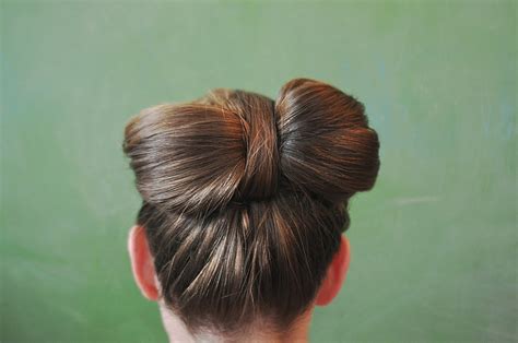 Ducklings In A Row - Hair + DIY Tutorials: Hair DIY - Bow Bun Tutorial