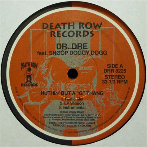 Dr. Dre Feat. Snoop Doggy Dogg* - Nuthin' But A "G" Thang (2006, Vinyl ...