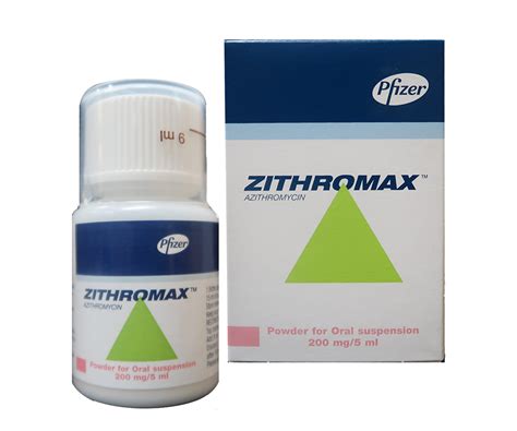 Azithromycin suspension 200 mg/ 5ml (ZITHROMAX 15 mL)