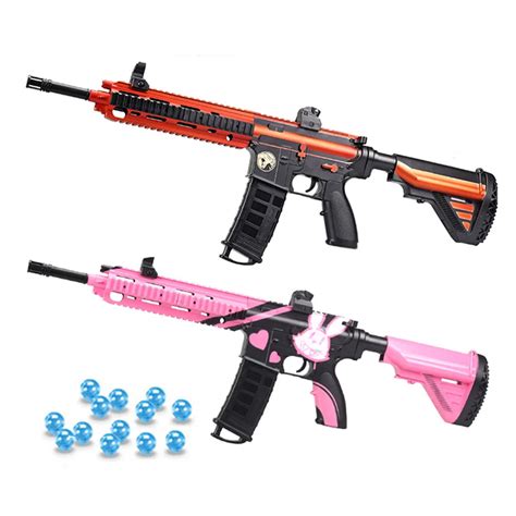 Plastic M416 Electric Auto Semi Toy Gun Rifle 20 30m Orbeez Gun Water Paintball Boys Weapon Kids ...