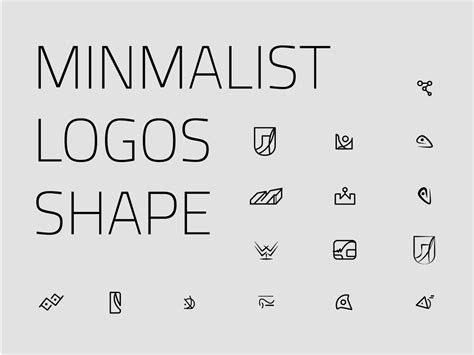 Thiết kế minimalist logos đẹp và đơn giản, phù hợp cho các thương hiệu