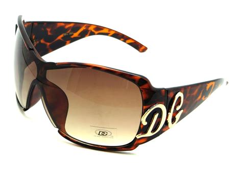 DG Women Shield Sunglasses Fashion Celebrity Designer Oversize Ford Aviator DG76 | eBay