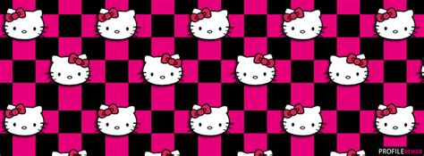 🔥 Free download Pink and Black Hello Kitty Checkers Cover Preview ...