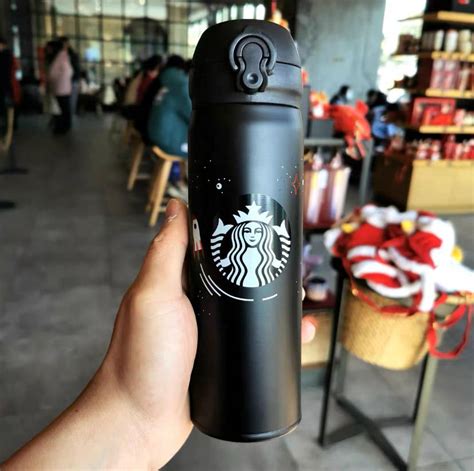 Starbucks Coffee Galaxy Rocket Tumbler Stainless Steel Thermos Birthday ...