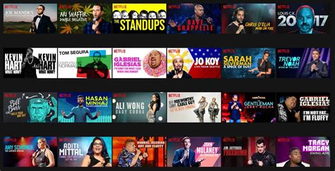 Netflix Original Stand-Up Comedy Specials