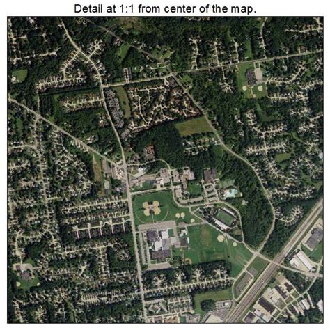 Aerial Photography Map of Mentor, OH Ohio