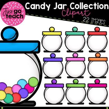 Candy jar clipart | TPT