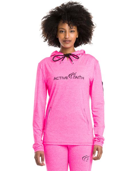 Women's Logo Performance Hoodie - Active Faith Sports