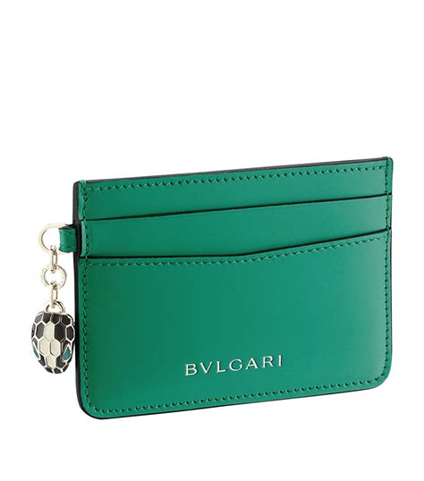Leather Serpenti Forever Card Holder