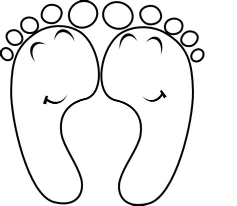 Feet Outline - ClipArt Best