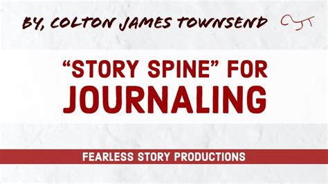 The "Story Spine" Structure for Self-Journaling & Storytelling - YouTube