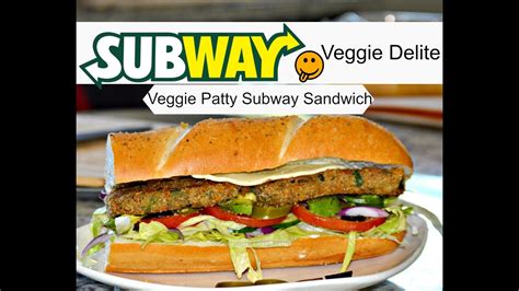 Subway Veggie Patty Sandwich | How To Make a Subway Sandwich | SUBWAY Veggie Delight - YouTube