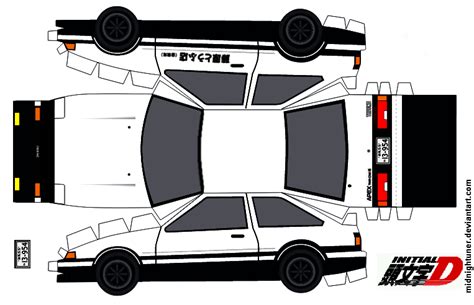 Toyota Supra Papercraft Template - Portal Tutorials