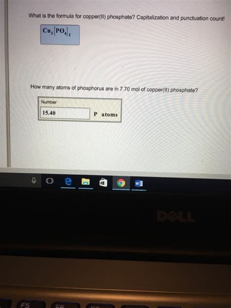 Solved What is the formula for copper(II) phosphate? | Chegg.com