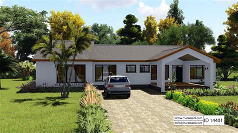 4 Bedroom house plan - ID 14401 | Beautiful house plans, House plans, Countryside house