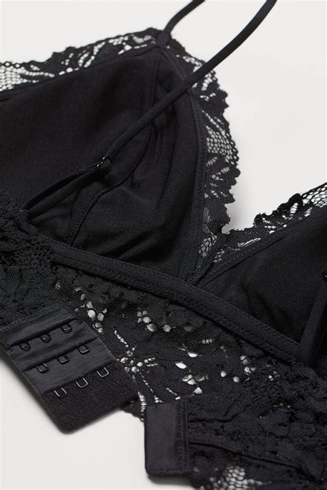 Padded lace bra