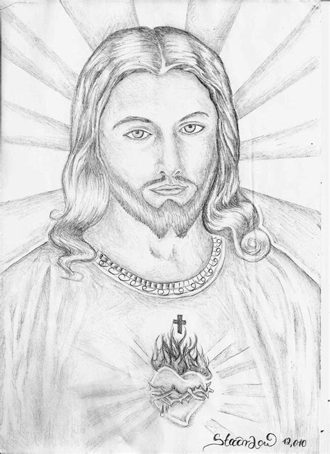 Pencil Drawing Images Of Jesus Christ - pencildrawing2019