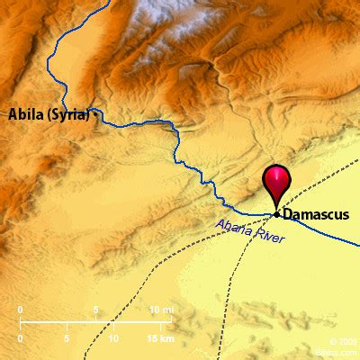 Bible Map: Damascus