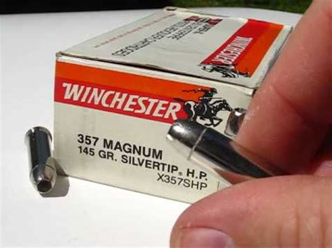 AT2 - .357 Magnum - Winchester Silvertip 145 Gr JHP - YouTube