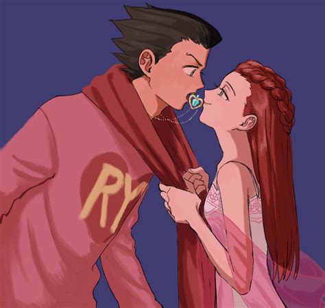 phoenix wright, dahlia hawthorne, and phoenix wright (ace attorney and ...