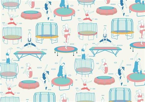 Trampoline Vector Art, Icons, and Graphics for Free Download