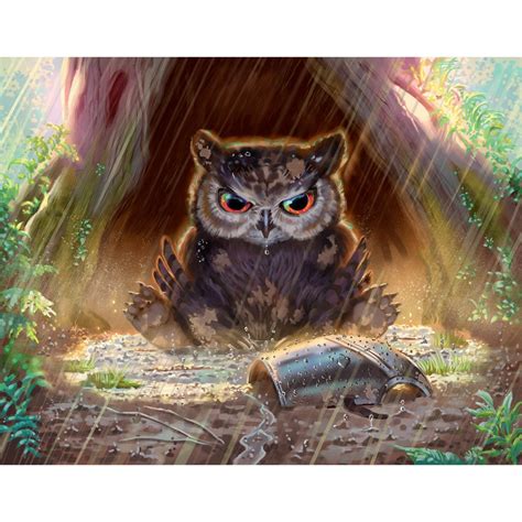 Owlbear Cub Print - Original Magic Art