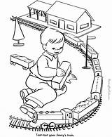 Toy train coloring Page 013 sketch template