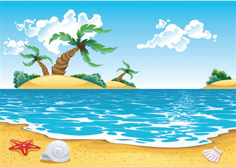 Cartoon Island Background