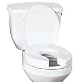 Portable Toilet Seat Riser, Elevated Raised Cushion, 2 - Walmart.com ...