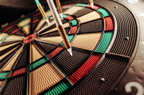 Dart Pins on Electric Dartboard · Free Stock Photo