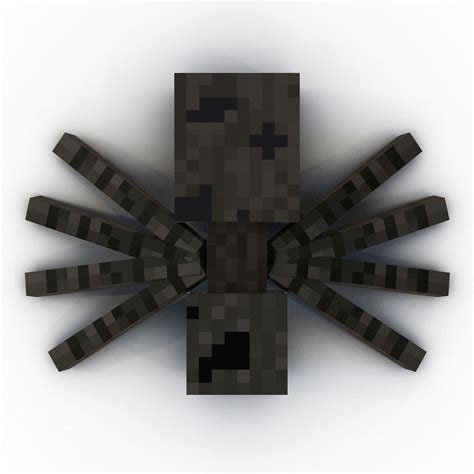 minecraft spider 3d max