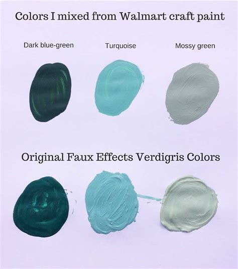 Verdigris Paint Finish Tutorial • French Blue Cottage