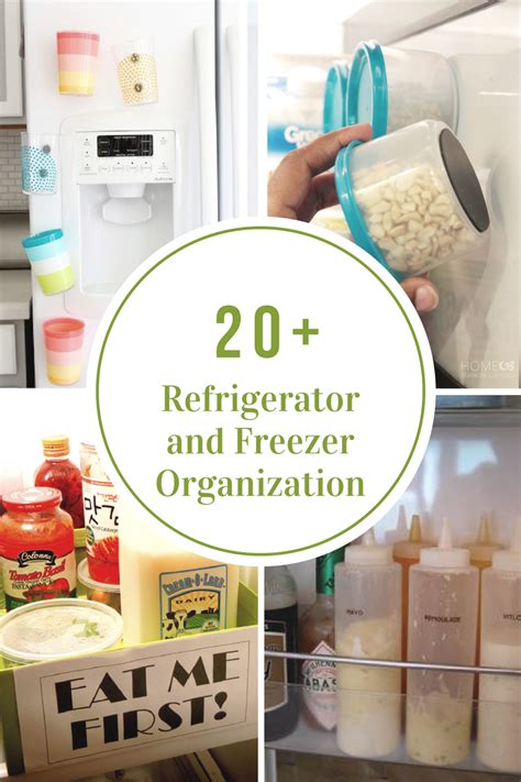 Refrigerator and Freezer Organization Ideas - The Idea Room