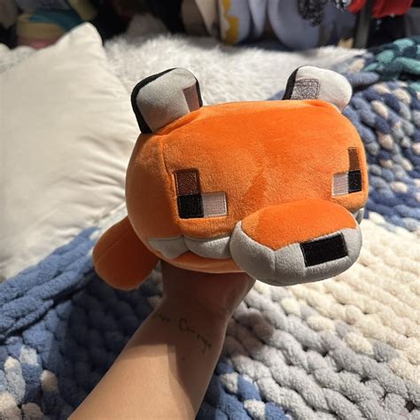 Minecraft Fox plushie/ stuffed animal. - Depop