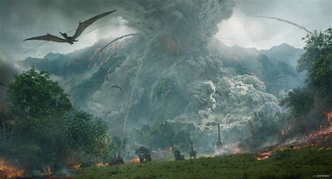 ArtStation - Jurassic World: Fallen Kingdom - Volcano explosion, Julien Gauthier | Jurassic ...