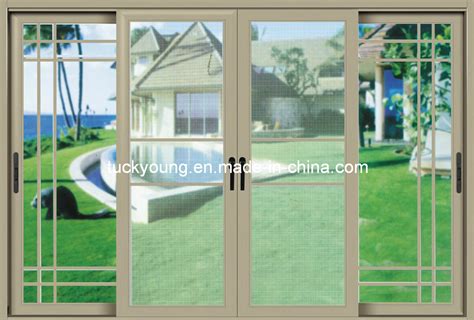 Aluminium Door with Wooden Color - China Aluminium Door and Aluminum ...