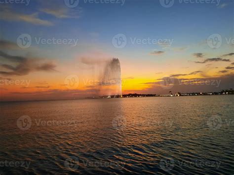 Amazing Colorful Sunset at Jeddah Corniche 6782820 Stock Photo at Vecteezy