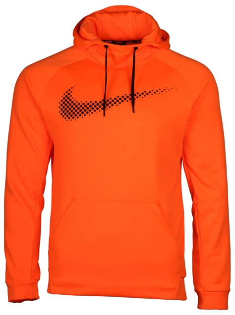 Nike - Nike Men's Therma-Fit Chalk Pullover Hoodie-Neon Orange ...