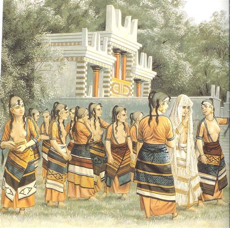 Minoan Women, c. 1600 BCE : r/Justfuckmyshitup