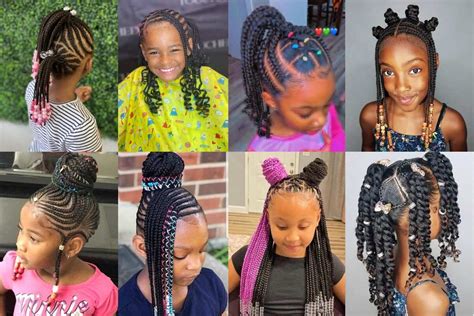 African Braids Hairstyles For Kids